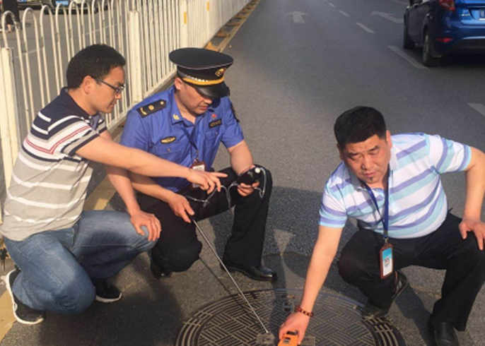 工业区下水道可燃气体排查